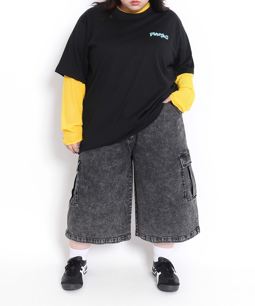 PUNYUS ジーンズ デニム デニムパンツ デニムカーゴハーフパンツ