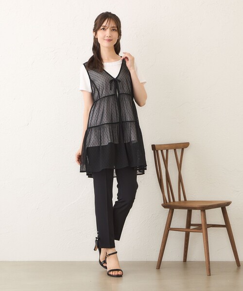 TO BE CHIC tシャツ ドットチュール ジレ レディース : ZOZOTOWN