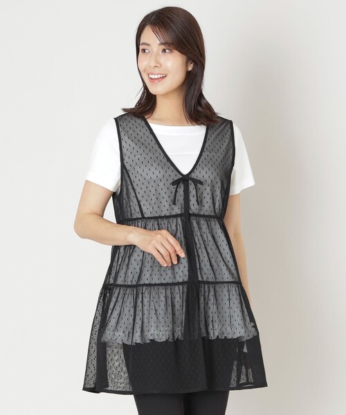 TO BE CHIC tシャツ ドットチュール ジレ レディース : ZOZOTOWN