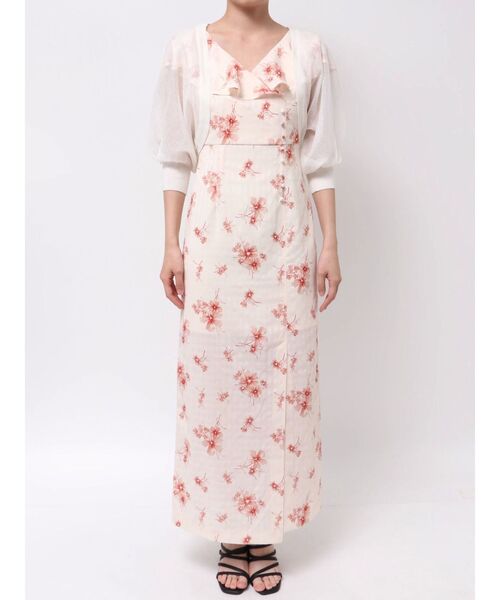 dazzlin カーディガン メッシュシアーボレロ レディース