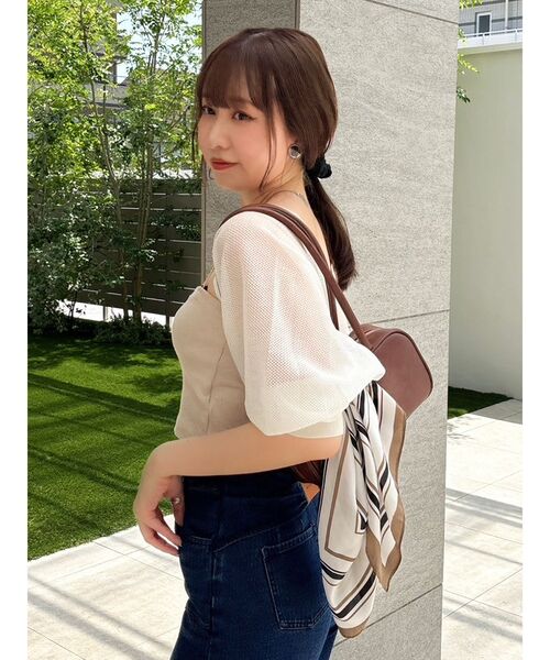 カーディガン メッシュシアーボレロ レディース dazzlin カーディガン メッシュシアーボレロ レディース