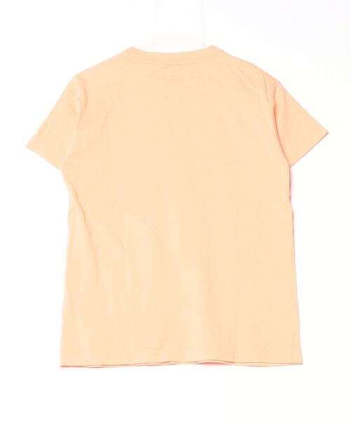 「Lee」 ワンポイント半袖Tシャツ S オレンジ レディース