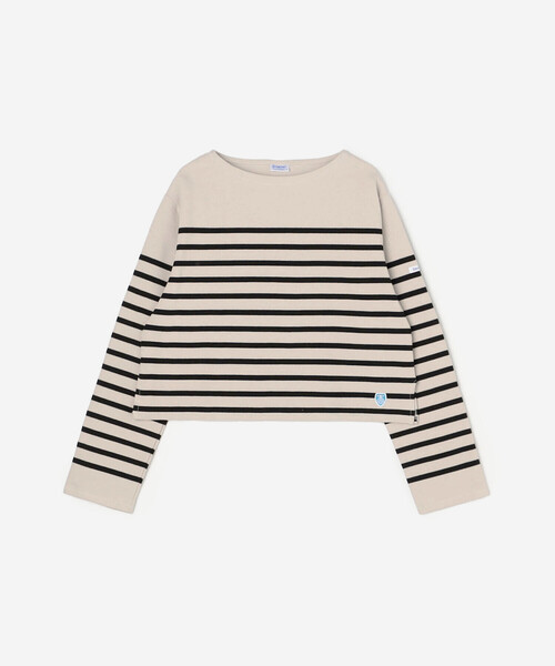 ORCIVAL ラッセル ボートネック クロップド Tシャツ　新品同様 ORCIVAL tシャツ | ラッセル ボートネッククロップドTシャツ