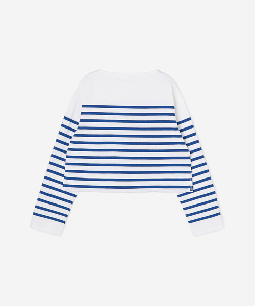 ORCIVAL ラッセル ボートネック クロップド Tシャツ　新品同様 ORCIVAL tシャツ | ラッセル ボートネッククロップドTシャツ