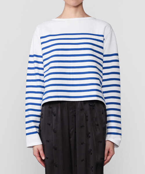 ORCIVAL ラッセル ボートネック クロップド Tシャツ　新品同様 ORCIVAL tシャツ | ラッセル ボートネッククロップドTシャツ