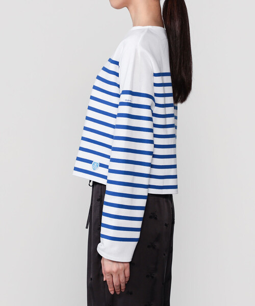 ORCIVAL ラッセル ボートネック クロップド Tシャツ　新品同様 ORCIVAL tシャツ | ラッセル ボートネッククロップドTシャツ