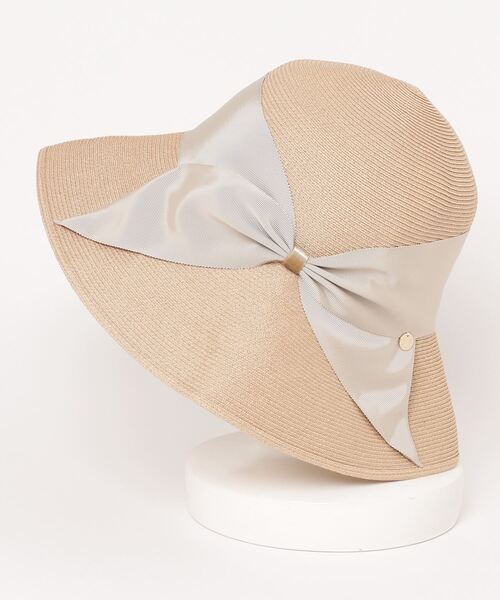 「Athena New York」 ストローハット FREE ライトグレー レディース_画像3