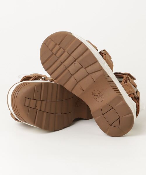 「SHAKA」 フラットサンダル 23cm ブラウン レディース_画像3