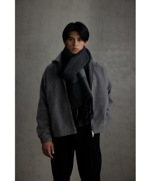 リバーシブルウールストール マフラー AZUL BY MOUSSY（アズールバイマウジー） ストール マフラー