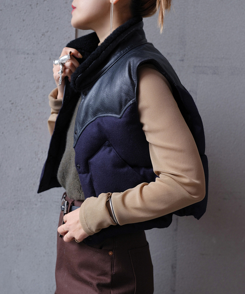 ジャケット・アウター dich Henderson tundra fur vest ジャケット