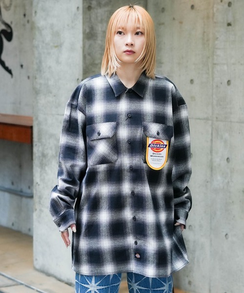 Dickies（ディッキーズ） シャツ 「DICKIES/ディッキーズ」ピーチ起毛
