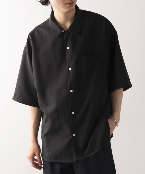 「HAUS GOLDEN GOOSE DELUXE BRAND」 「SUNNY APARTMENT」半袖シャツ LL チャコールグレー メンズ_画像8