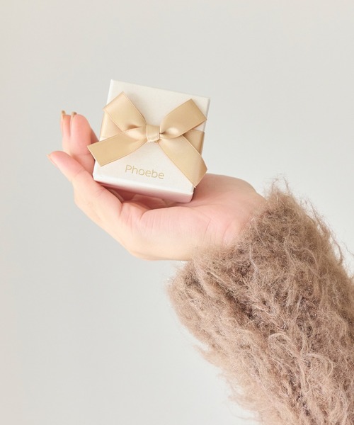 ピアス 「数量限定」金属アレルギー対応クロスネックレス＆ビジューフープピアスセット/BOX＆ショッパー付き/ギフト レディース メンズの画像