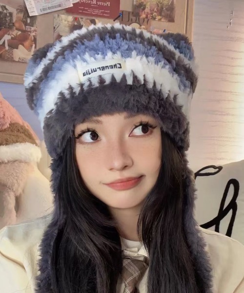 Achic（アシック） ニット帽 ニットキャップ レディース 2WAY 帽子にも