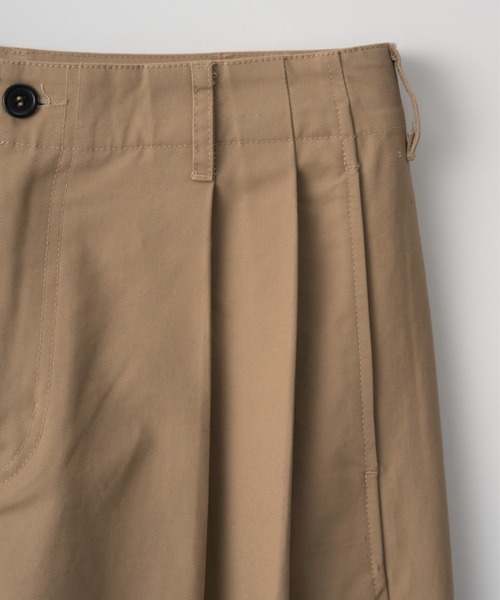 チノパン TWO TUCK COTTON WIDE PANTS メンズ レディース_6