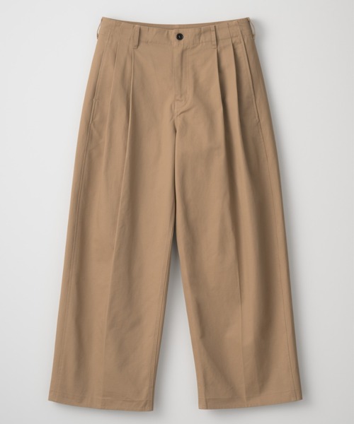 チノパン TWO TUCK COTTON WIDE PANTS メンズ レディース_12