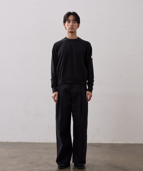チノパン TWO TUCK COTTON WIDE PANTS メンズ レディース_7