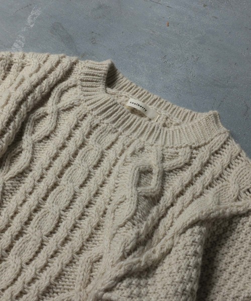 soulberry（ソウルベリー） ニット セーター パッチワークなニット