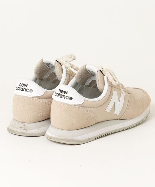「New Balance」 ローカットスニーカー 25.5cm ベージュ メンズ_画像2