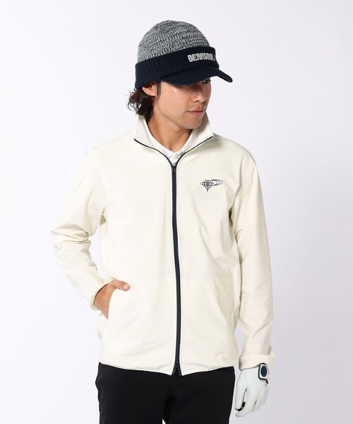 美品！BEAMS GOLF ジャケット ブルゾン 4WAY ホワイトLサイズ BEAMS GOLF（ビームス ゴルフ） ブルゾン MEDIUM ネイビー メンズ