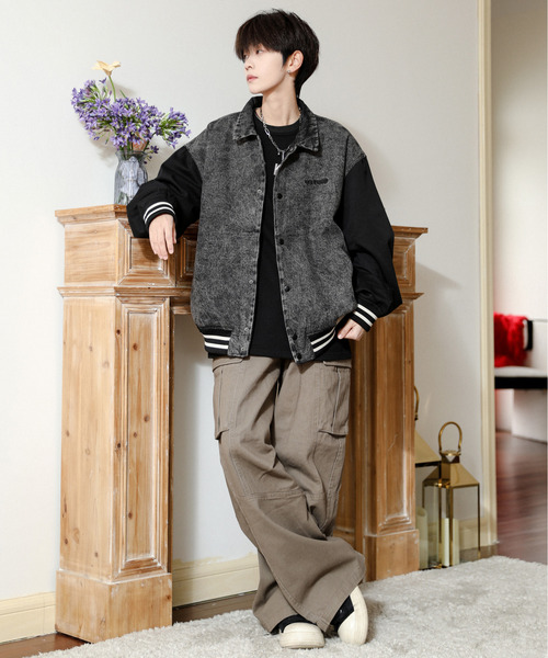 CONVERSE（コンバース） スタジャン MEDIUM ブラック メンズ