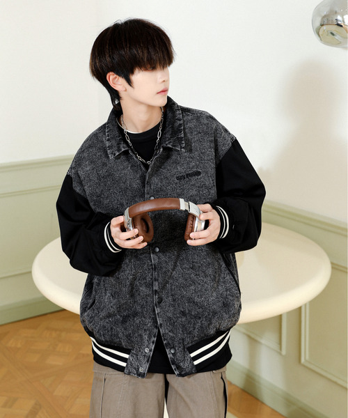 CONVERSE（コンバース） スタジャン MEDIUM ブラック メンズ