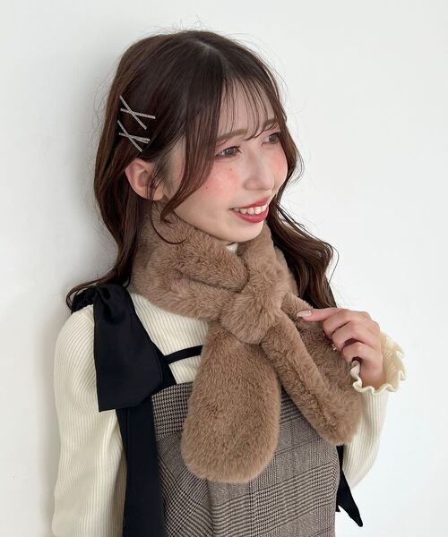 MAJESTIC LEGON（マジェスティックレゴン） ストール マフラー リボン