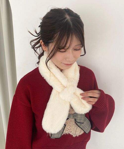 MAJESTIC LEGON（マジェスティックレゴン） ストール マフラー リボン