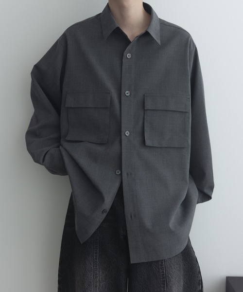 remer シャツ ルーズオーバーサイズポケットシャツ / Loose Oversized