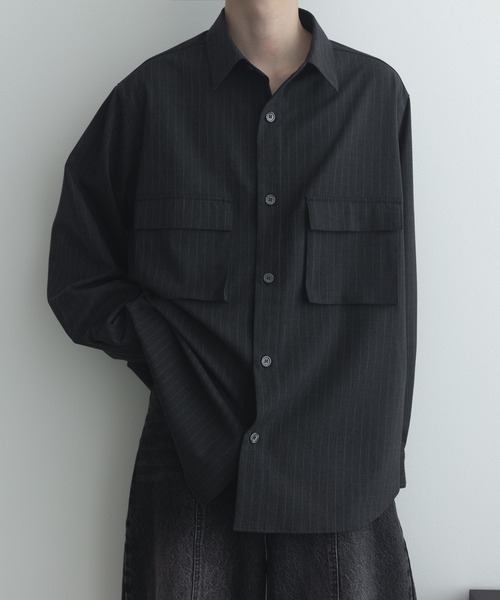 remer シャツ ルーズオーバーサイズポケットシャツ / Loose Oversized