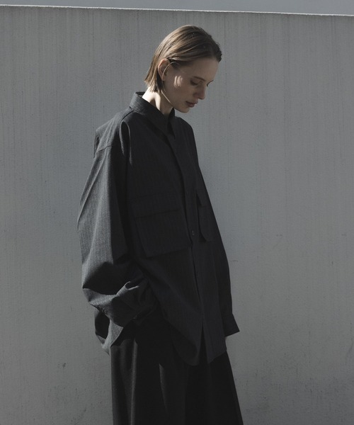 remer シャツ ルーズオーバーサイズポケットシャツ / Loose Oversized