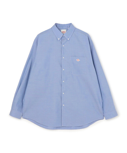 ATON 長袖シャツ ライトブルー Danton（ダントン） 長袖シャツ 38 ライトブルー メンズ : ZOZOTOWN