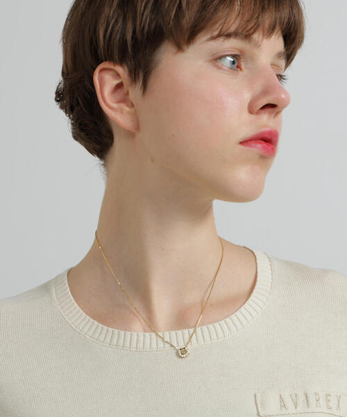 AVIREX（アヴィレックス） ネックレス HEART HORSESHOE CZ NECKLACE