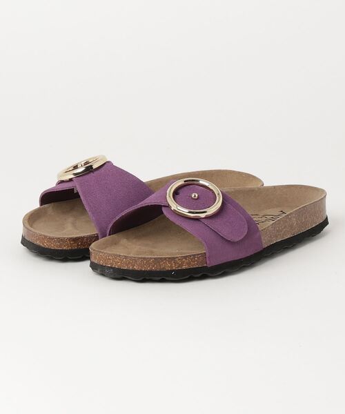 「COMMON WARE」 「AUTENTI」フラットサンダル 37 ブラック レディース_画像5