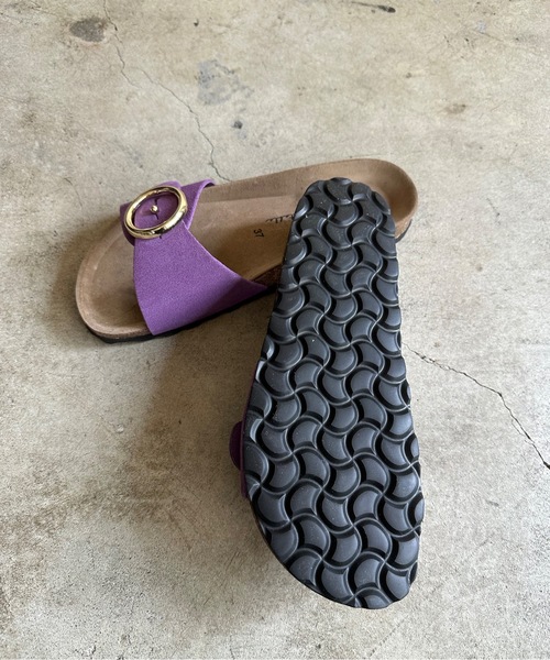 「COMMON WARE」 「AUTENTI」フラットサンダル 37 ブラック レディース_画像8