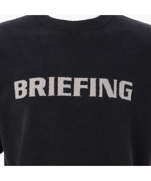 「BRIEFING」 半袖ニット M グレー メンズ_画像4