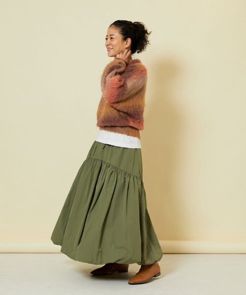 「Freada」 長袖ニット ONE SIZE ブルー レディース_画像5