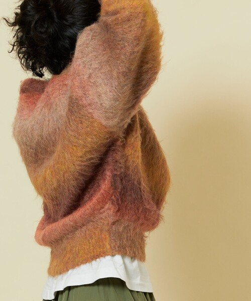 「Freada」 長袖ニット ONE SIZE ブルー レディース_画像6