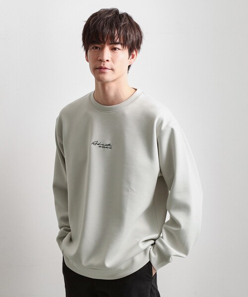 THE SHOP TK トレーナー スウェット 「クリーンで大人っぽい」ロゴ
