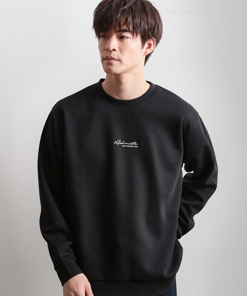 THE SHOP TK トレーナー スウェット 「クリーンで大人っぽい」ロゴ