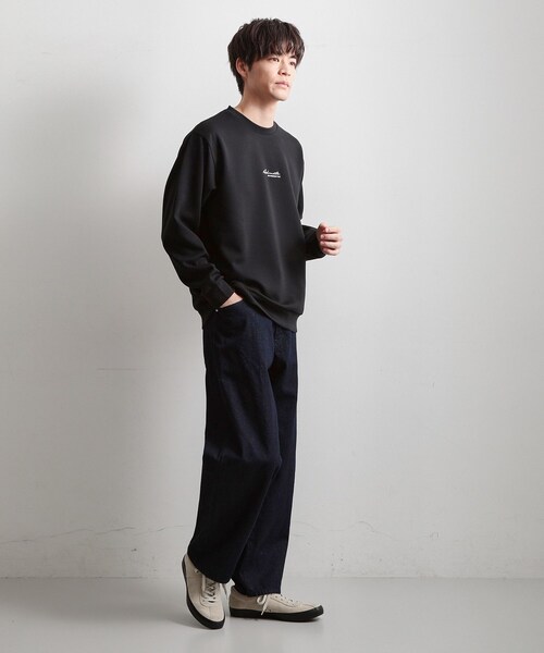 THE SHOP TK トレーナー スウェット 「クリーンで大人っぽい」ロゴ