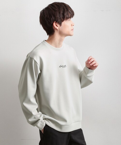 THE SHOP TK トレーナー スウェット 「クリーンで大人っぽい」ロゴ