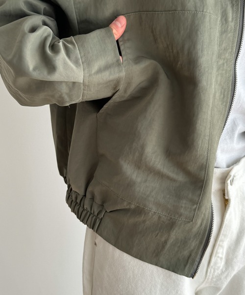 「CANAL JEAN」 「El mar」ナイロンブルゾン ONE SIZE カーキ レディース