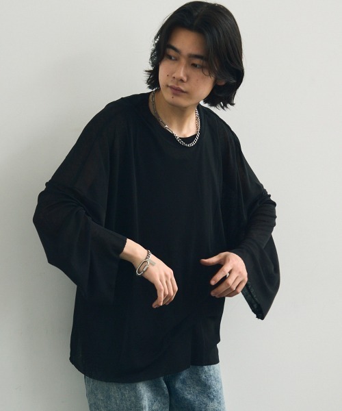 「Shoowtime」 長袖Tシャツ X-LARGE ブラック メンズ_画像2