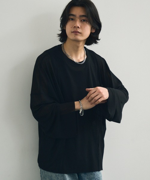 「Shoowtime」 長袖Tシャツ X-LARGE ブラック メンズ_画像4