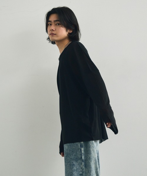 「Shoowtime」 長袖Tシャツ X-LARGE ブラック メンズ_画像5