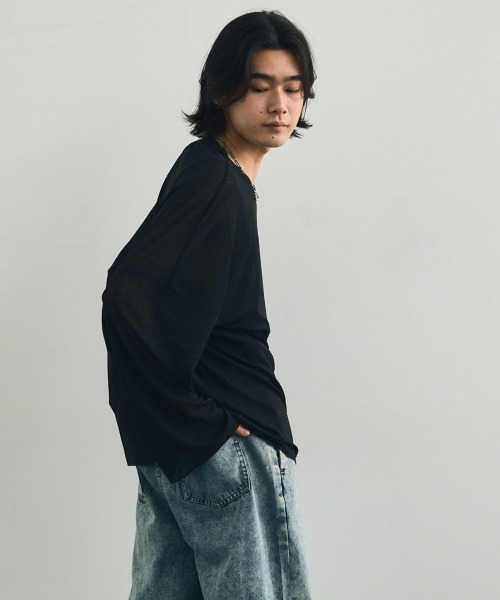 「Shoowtime」 長袖Tシャツ X-LARGE ブラック メンズ_画像6