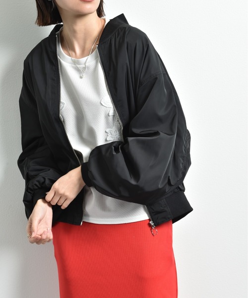 「INTERPLANET」 ブルゾン FREE ブラック レディース_画像4