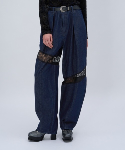 HARE（ハレ） ジーンズ デニム デニムパンツ レースキリカエカーブ