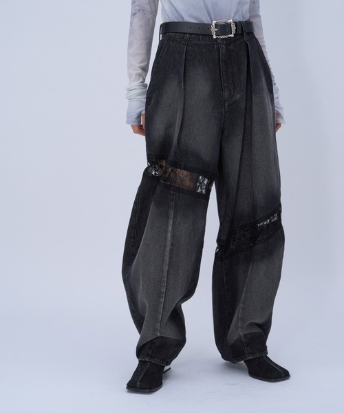 HARE（ハレ） ジーンズ デニム デニムパンツ レースキリカエカーブ